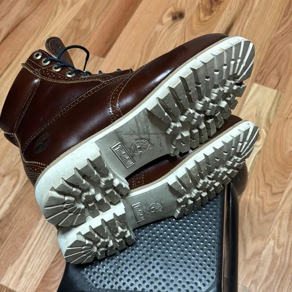 Timberland Brown Leather Limited Edition Wingtip Boots